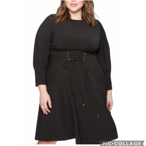 NWT White Eloquii Dress - Picture 2 of 15